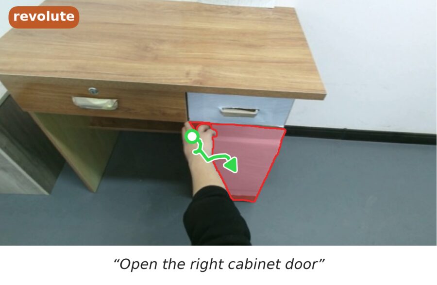 Open the right cabinet door